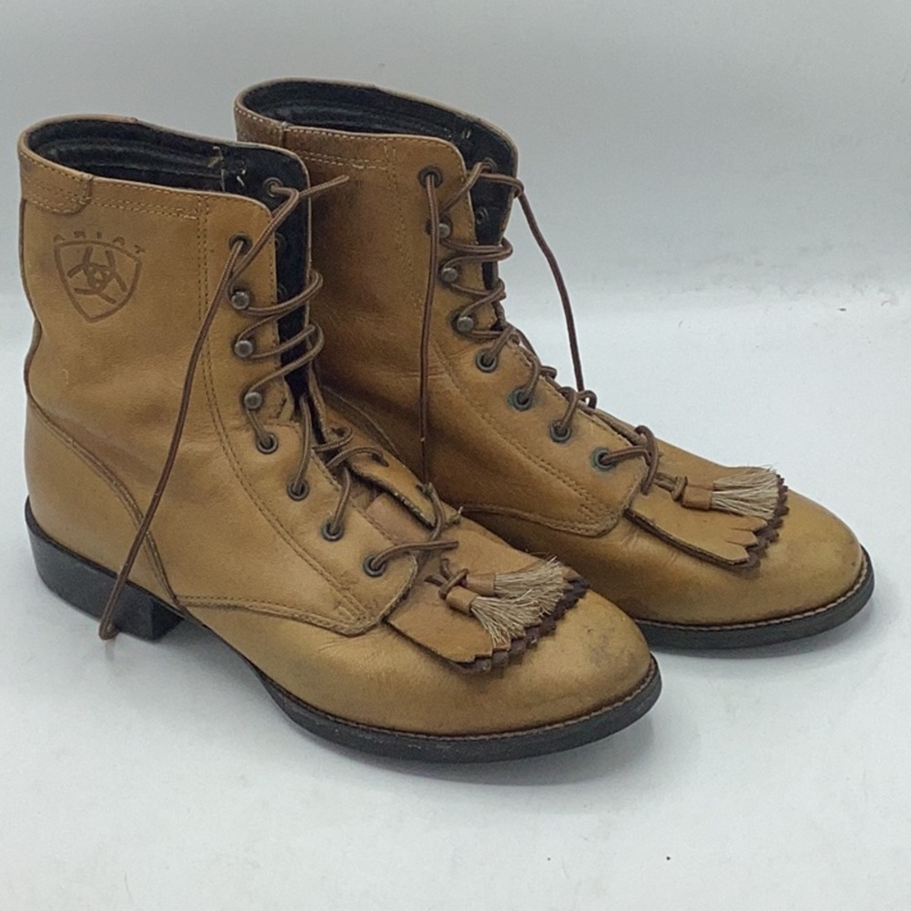 Ariat Cobalt Women’s Leather Equestrian Tassel Horse Boots Size 7 B Style 33471
